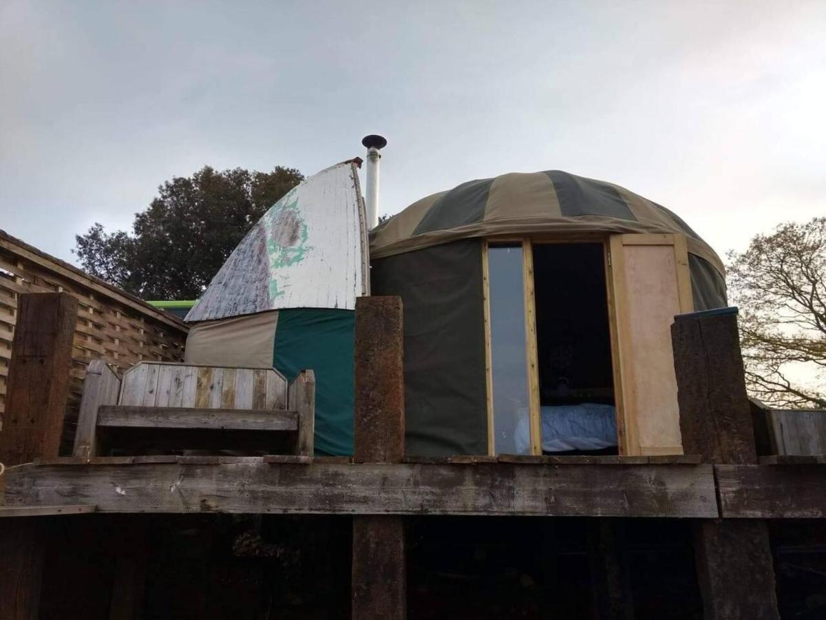 Bembridge Harbour Yurt - Log Burner - Wifi别墅 外观 照片